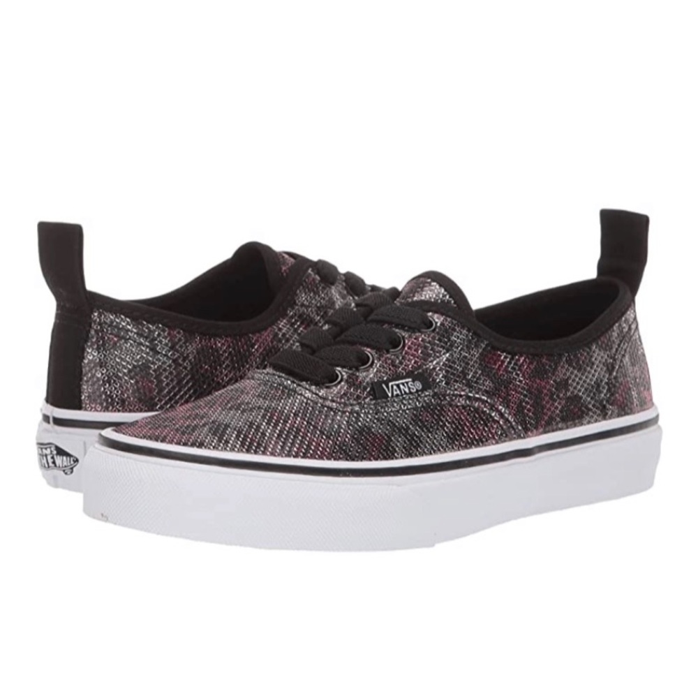 🔥Vans Kids Authentic Elastic Lace Girls Sz 13 🔥